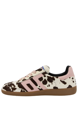 Cloud CL Cow Brown White Pink Sneaker