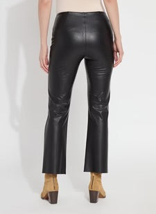 Ankle Elysse Vegan Leather Pant/Black