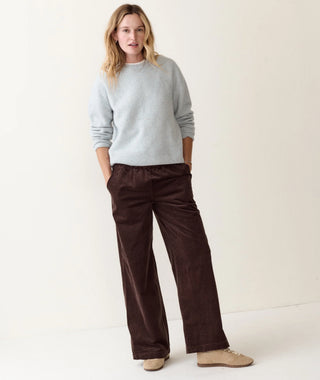 Allison Corduroy Trouser Dark Chocolate