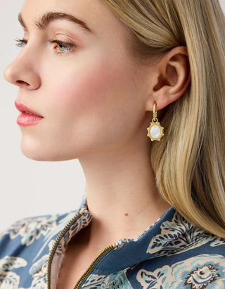 Mercer House Drop Hoop Earrings