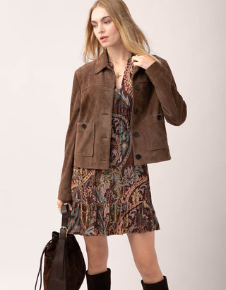 Rosemarie Dress Tabby Paisley Bordeaux