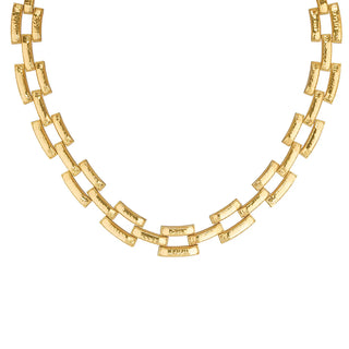 Pathway Link Necklace Gold