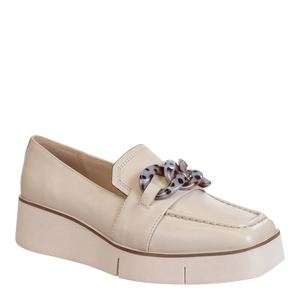 Privy In Chamois Platform Loafers