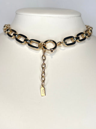 Louis Vuitton Brown Trunk & Bags Charm Gold Necklace