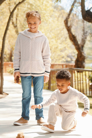 CozyChic Toddler Sporty Rib Cable Jogger