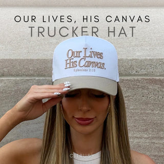 Our Lives His Canvas Taupe Hat O/S