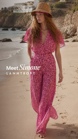 Vincent Linen Pant Simone Print