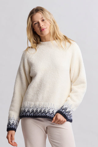 CozyChic Raglan Confetti Pullover Pearl Multi