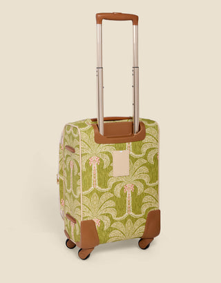 20” Expandable Rolling Suitcase Castillo Green Palms
