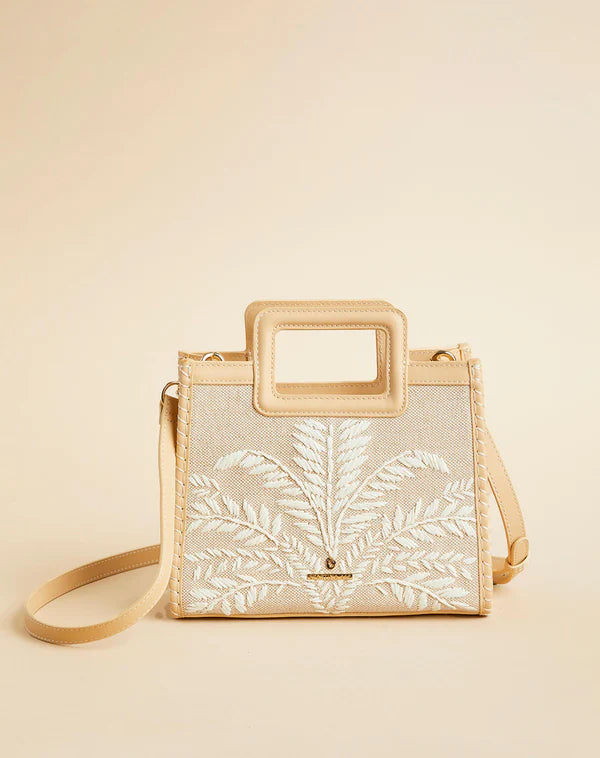 Raffia Crossbody Palm Reed