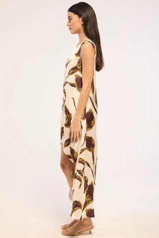 Sabine Dress Mahogany Calla Lily