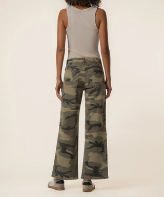 Meg High Rise Wide Leg Olive