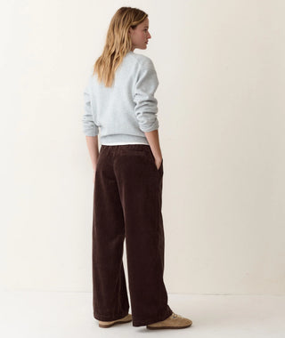 Allison Corduroy Trouser Dark Chocolate