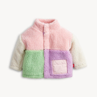 Sherpa Magnetic Jacket Pink Colorblock
