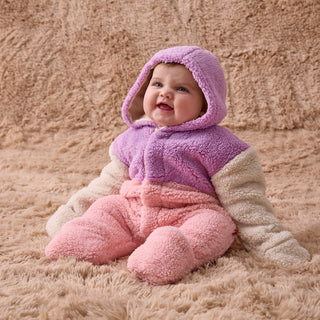 Sherpa Magnetic Pram Pink Colorblock