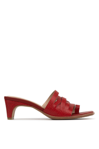 Dayvi Mid Mule Sandal Tomato