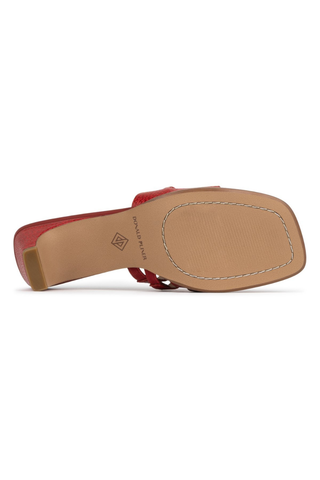 Dayvi Mid Mule Sandal Tomato