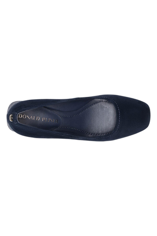 Delite Navy Suede Heels