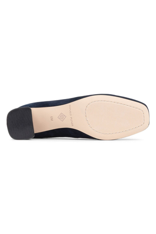 Delite Navy Suede Heels