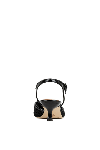 Demur Slingback Black