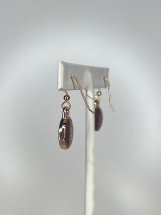 Louis Vuitton Brown Charm Drop Earrings
