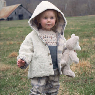 Charcoal Woodland Fairisle Sweater and Plaid Pants