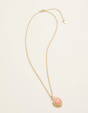Load image into Gallery viewer, Nara Oval Necklace 17” Pink