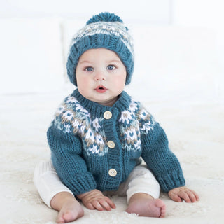 Fairisle Slate Cardigans Sweater
