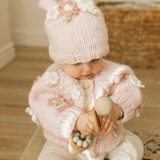 Flower Cardigan Sweater Blush Baby & Toddler