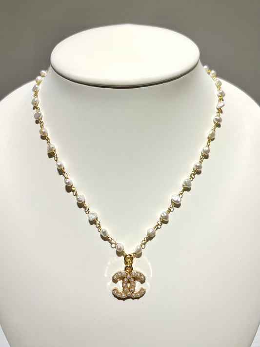 Chanel Freshwater Baroque Pearl Necklace