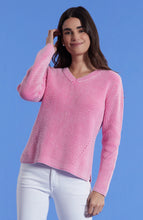 Load image into Gallery viewer, Mineral Wash Shaker Sweater Cheeky Pink