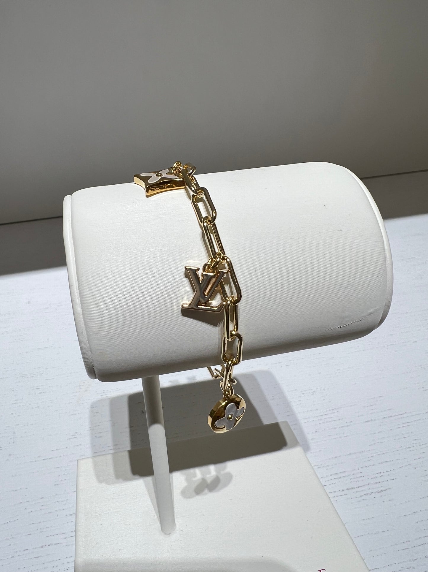 Louis Vuitton Paperclip Charm Bracelet