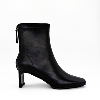 Harlow Leather Booties Black
