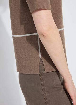Odessa Reversible Knit Short Sleeve Tee