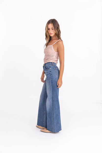 Hudson Wide Leg Jean Rainey