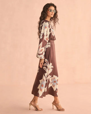 Ayla Blouse Adrienne Ganache