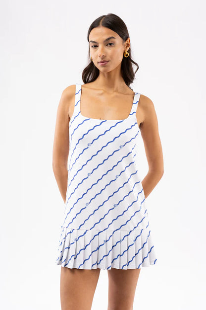 Lucille Dress Wave Stripe
