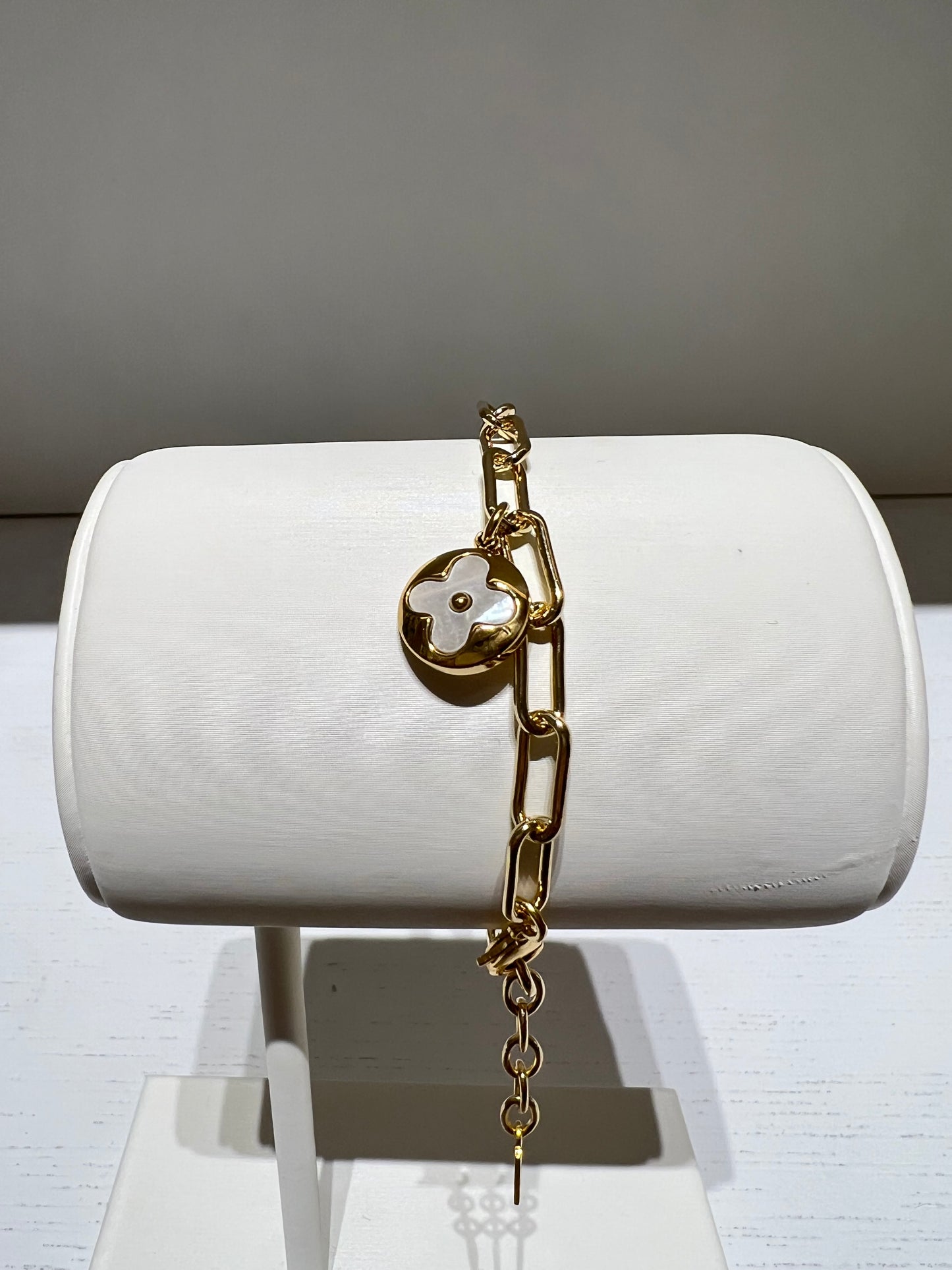 Louis Vuitton Paperclip Charm Bracelet