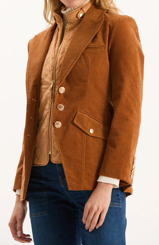 Goldie Cord Jacket Brown