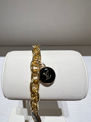 Louis Vuitton Gold Toggle Charm Bracelet