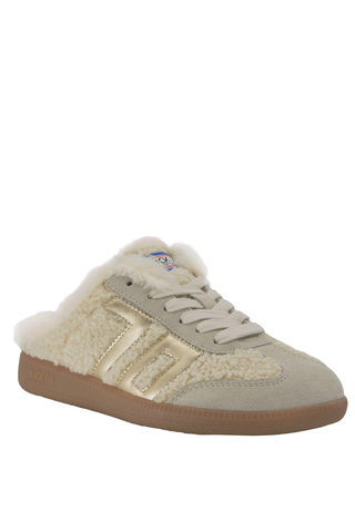 Easter FL Butter Gold Backless Sneaker