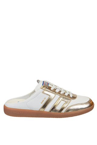 Easter Backless Sneaker Metallic Gold