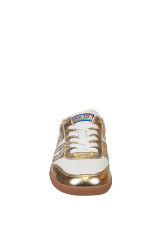 Easter Backless Sneaker Metallic Gold