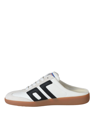 Easter Backless Sneaker White & Black