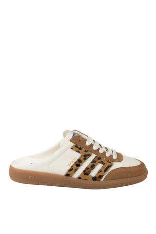 Easter White Leopard Backless Sneaker