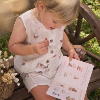 Petite Farmstead Organic Cotton Shortall French Farm