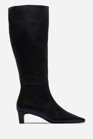Eliza Knee High Boot Black