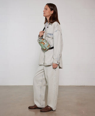 Emerald Leopard Mini Bag