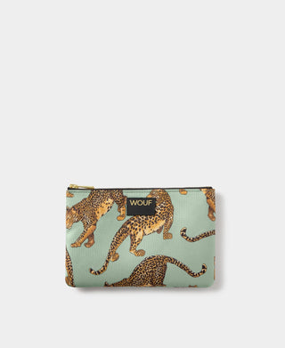 Emerald Leopard Pouch