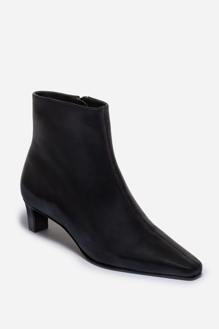 Everett Ankle Bootie Black Leather